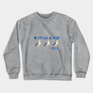 Norfolk Coast Vibes Seagulls Crewneck Sweatshirt